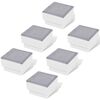 vidaXL LED podna svjetla 6 kom 100 x 100 x 68 mm