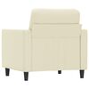 vidaXL Fotelja krem 60 cm od umjetne kože