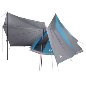 vidaXL Tipi &scaron;ator s krovom s pohranom Plava 510 x 690 x 330 cm taft
