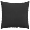 vidaXL Jastučići za sofu 2 pcs Crna 45 x 45 cm tkanina