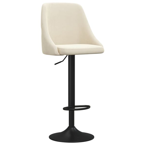 vidaXL Barski stolci 2 kom krem bar&scaron;unasti