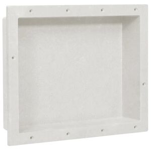 vidaXL Ni&scaron;a za tu&scaron; mat bijela 41 x 51 x 10 cm