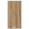 vidaXL Viseći ormarić Umjetnički hrast i bijela 40 x 31 x 80 cm