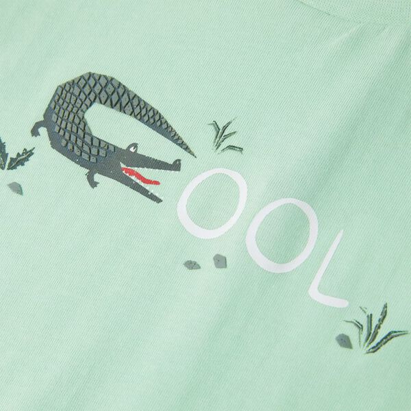 Dječja majica kratkih rukava svijetlozelena 116