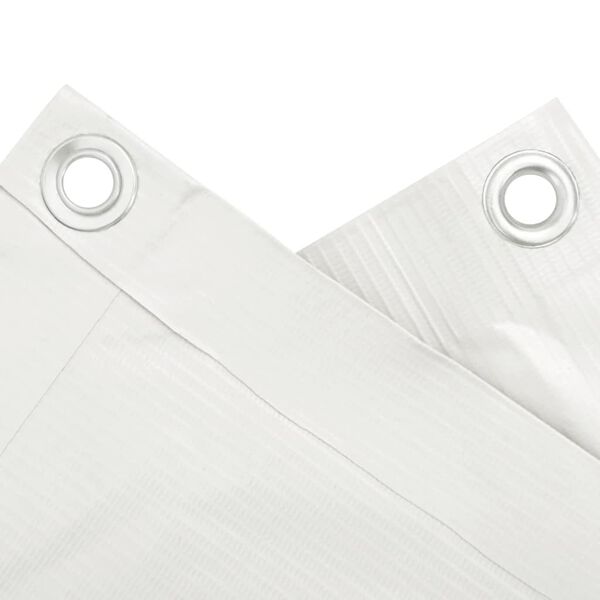 vidaXL Balkonski zaslon za privatnost bijeli 500 x 120 cm PVC