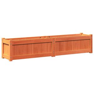 vidaXL Vrtna sadilica vo&scaron;tano smeđe boje 150 x 31 x 31 cm od borovine
