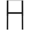 vidaXL Okviri za radni stol 2 kom metalni 55 x (69 - 95,5) cm crni