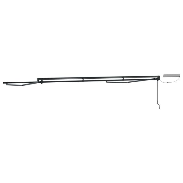 vidaXL Električni sklopivi okvir tende Bijeli 2,5 x 2 m Čelik