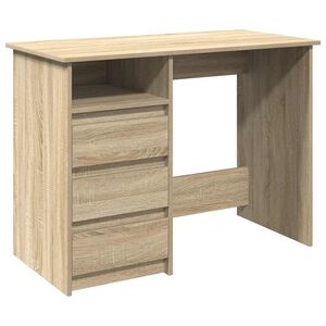 vidaXL Radni stol boja hrasta sonome 102x50x75 cm konstruirano drvo