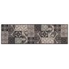 vidaXL Kuhinjski Tepih Crni Mozaik 300 x 60 cm 100% poliamid