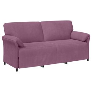 vidaXL Sofa za 3 osobe Ljubičasta 198 x 83 x 95 cm Bar&scaron;un