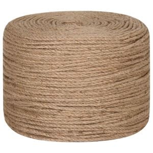 vidaXL Uže od 100% Jute 6 mm 500 m