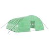 vidaXL Plastenik s čeličnim okvirom zeleni 48 m&sup2; 8 x 6 x 2,85 m