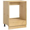 vidaXL Cabinet SKI Medeno Smeđa 60 x 46 x 81 cm Čvrsto borovo drvo