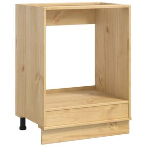 vidaXL Cabinet SKI Medeno Smeđa 60 x 46 x 81 cm Čvrsto borovo drvo
