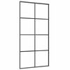 vidaXL Klizna vrata s priborom 102,5x205 cm od stakla ESG i aluminija