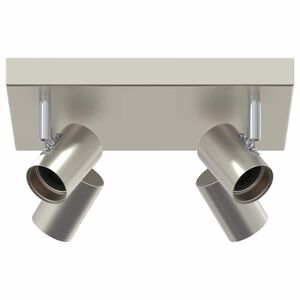 vidaXL Stropni reflektor Nikla 26,5 x 26 x 11,5 cm Metal