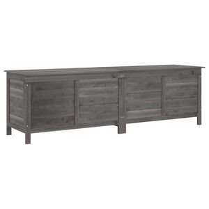 vidaXL Vrtna kutija za pohranu antracit 198,5x50x56,5 cm od jelovine