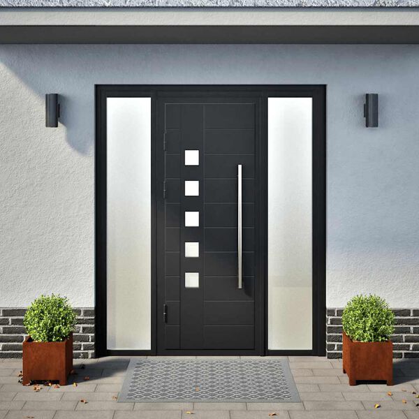 vidaXL Vrtne žardinjere 2 kom 30x30x30 cm Pohabani čelik