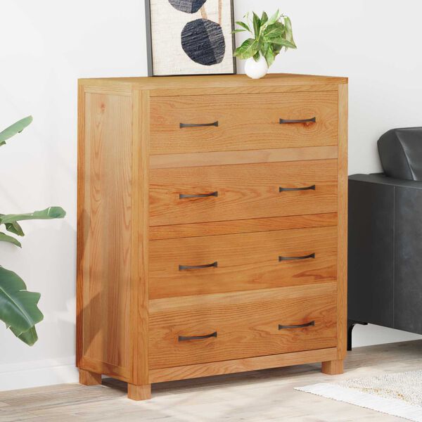 vidaXL Cabinet s ladicama s pohranom Smeđa Konstruirano drvo