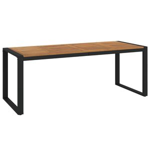 vidaXL Vrtni stol s U-nogama 200 x 90 x 75 cm od masivnog drva bagrema