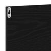 vidaXL Ogledalo Polica Crni hrast 60 x 10,5 x 37 cm Konstruirano drvo