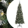vidaXL Umjetno božićno drvce Zelena 180 cm PVC, Plastika i Čelik