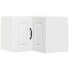vidaXL Zidni kutni ormar PORTO Bijelo 57 x 57 x 40 cm