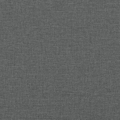 vidaXL Tabure za pohranu tamnosivi 110 x 45 x 49 cm od tkanine