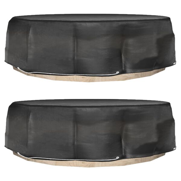 vidaXL Navlake za okruglu ležaljku 2 kom 8 u&scaron;ica &Oslash; 188 x 50 cm