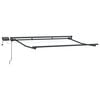 vidaXL Ručni okvir tende s LED-ima Antracit 3,5 x 2 m Aluminij