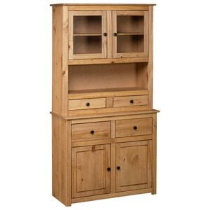 vidaXL Visoka komoda od borovine 93 x 40,5 x 180 cm asortiman Panama