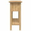 vidaXL Konzolna stolica s ladicama BODO Medeno smeđa 91 x 34.7 x 74 cm