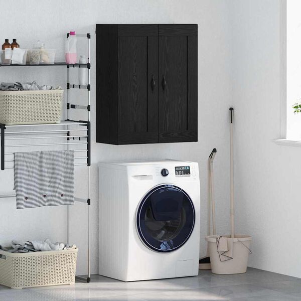 vidaXL Zidni ormarić Crni hrast 69,5 x 34 x 90 cm Konstruirano drvo