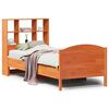 vidaXL Krevet s regalom za knjige bez madraca 75 x 190 cm od borovine
