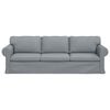 vidaXL Sofa Svijetlo siva 245 x 82 x 80 cm tkanina