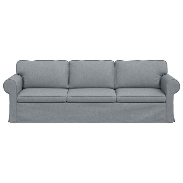 vidaXL Sofa Svijetlo siva 245 x 82 x 80 cm tkanina
