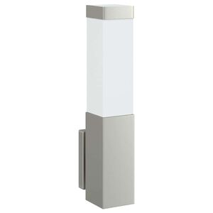 vidaXL Vanjska zidna lampa Srebrno 10.5 x 6 x 33 cm