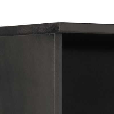 vidaXL Kupaonski ormarić crni 38 x 33 x 160 cm od masivnog drva manga