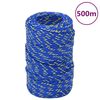 vidaXL Brodski konop plavi 2 mm 500 m od polipropilena