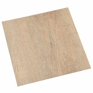 vidaXL Podne daske 5,11 m&sup2; 55 pcs PVC Svijetlo siva, Tamno smeđa
