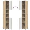 vidaXL Kupaonski ormar s pohranom Sonoma hrast 30 x 35 x 192 cm