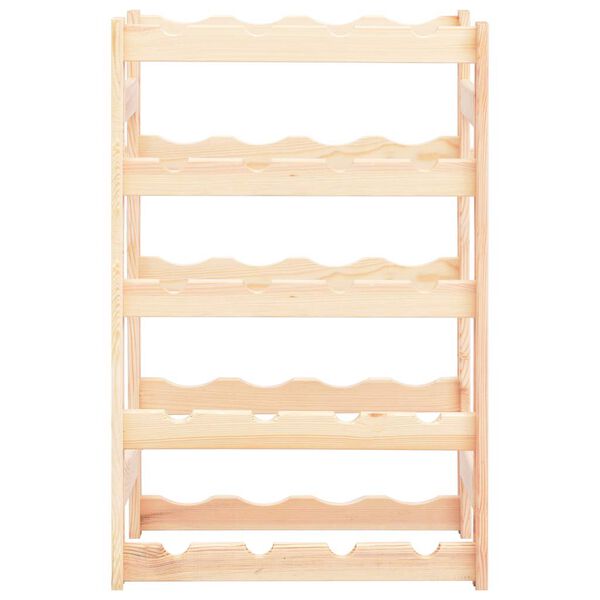 vidaXL Stalak za vino za 20 boca od borovine