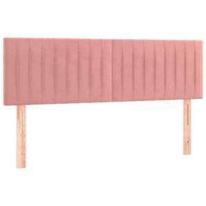 vidaXL Uzglavlja ružičasta 144x5x78/88 cm bar&scaron;unasta