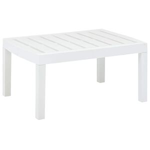 vidaXL Vrtni stol bijeli 78 x 55 x 38 cm plastični