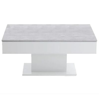 FMD stolić za kavu siva boja betona i bijela