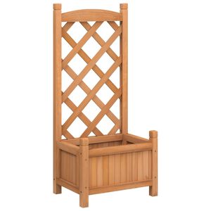 vidaXL Sadilica s re&scaron;etkom smeđa 40x30x90 cm od masivne jelovine