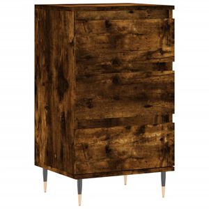 vidaXL Komoda boja dimljenog hrasta 40 x 35 x 70 cm konstruirano drvo