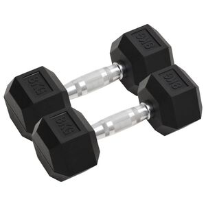 vidaXL Jednoručni utezi 2 kom 16 kg ukupno lijevano željezo