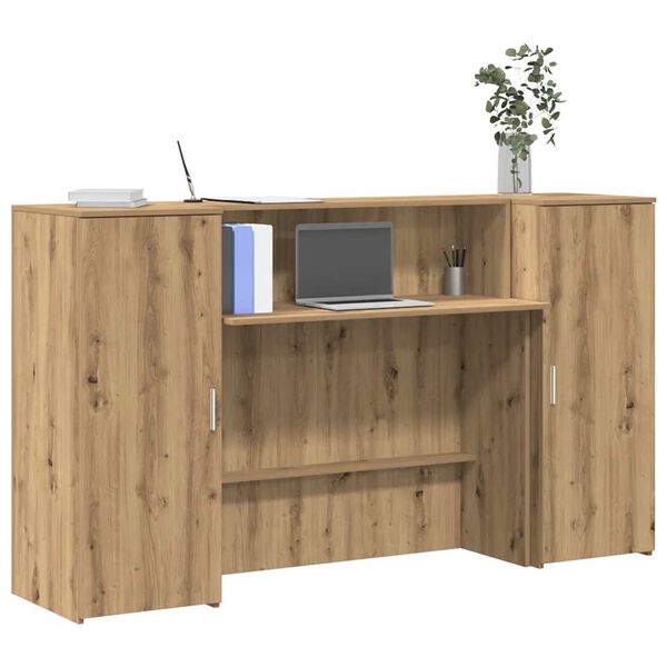 vidaXL Recepcijski stol 180x50x103,5 cm od konstruiranog drva
